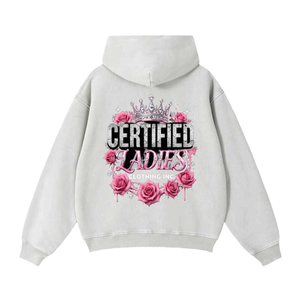 Certified Ladies Zip-Through Boxy Fleece Hoodie
