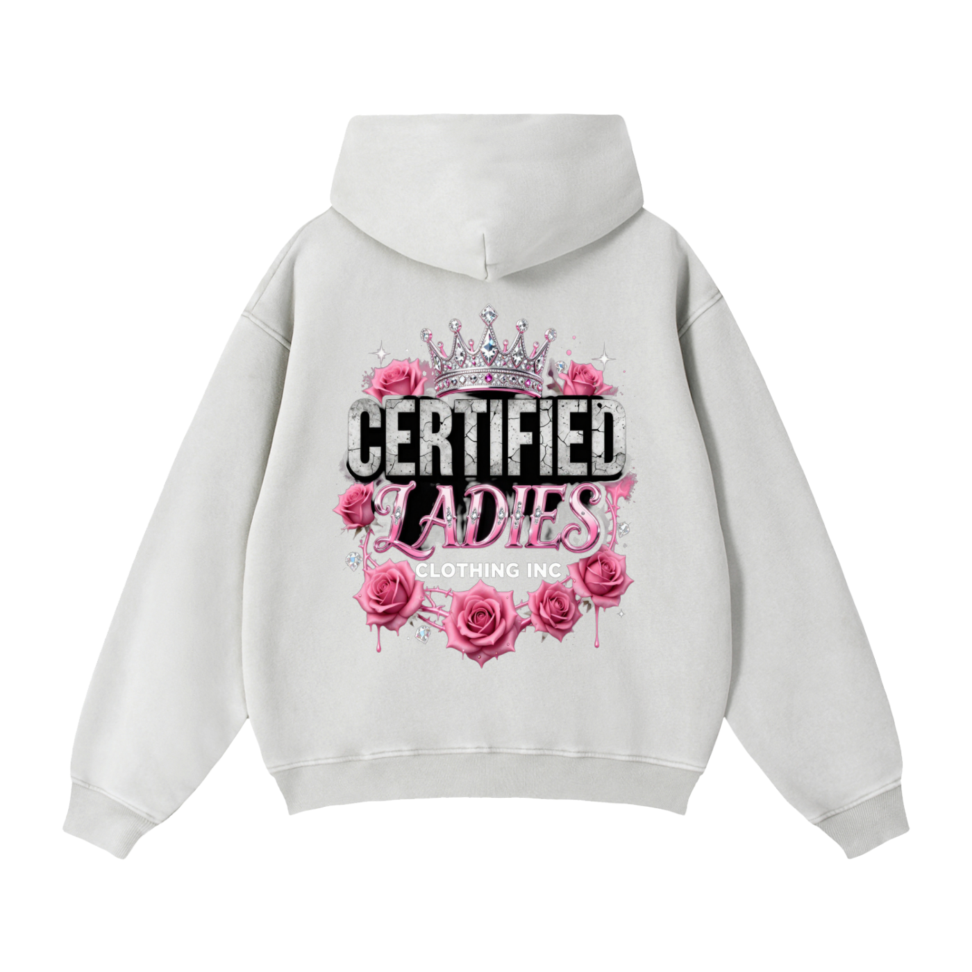 Certified Ladies Zip-Through Boxy Fleece Hoodie