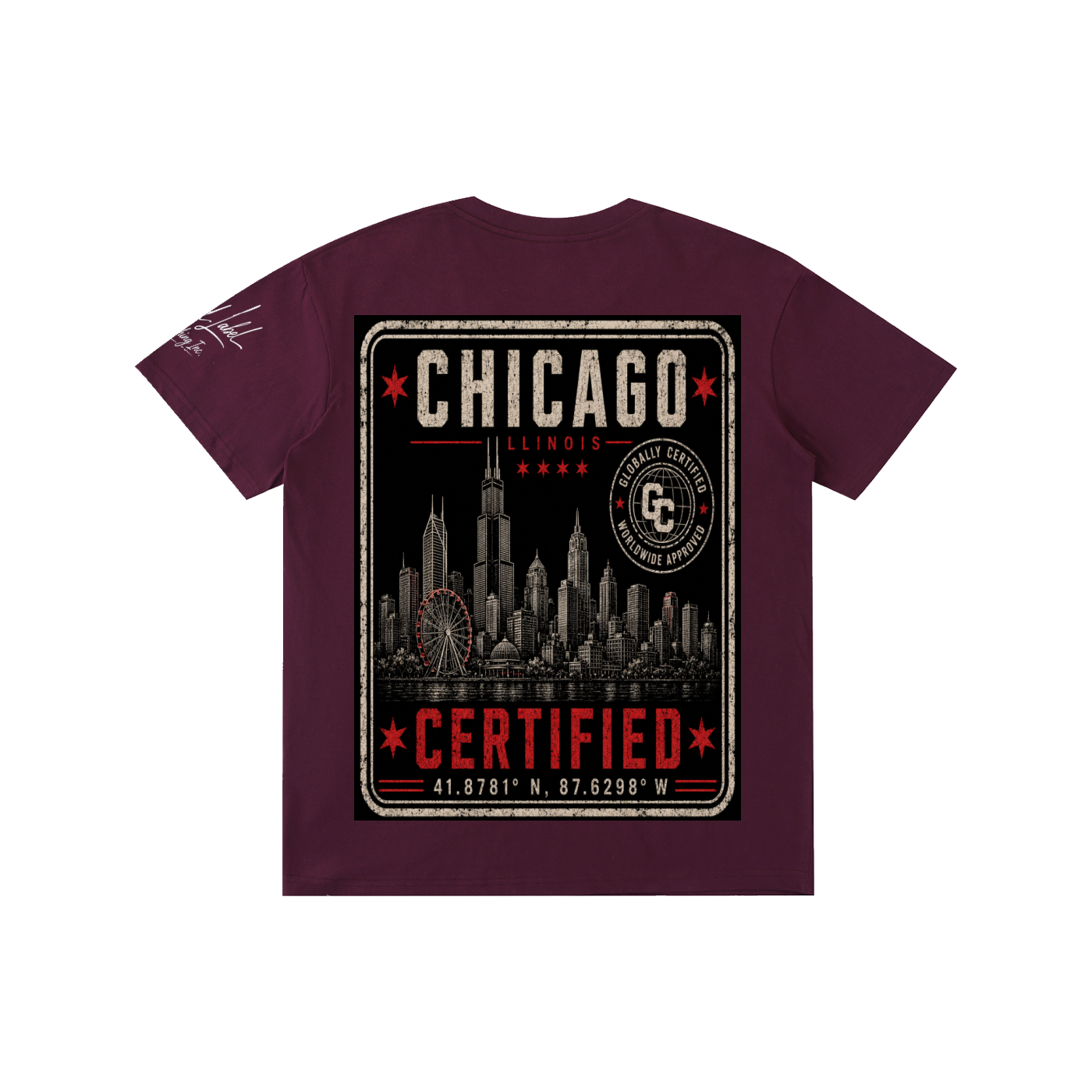 Chicago Certified Pure Cotton Unisex T-Shirt