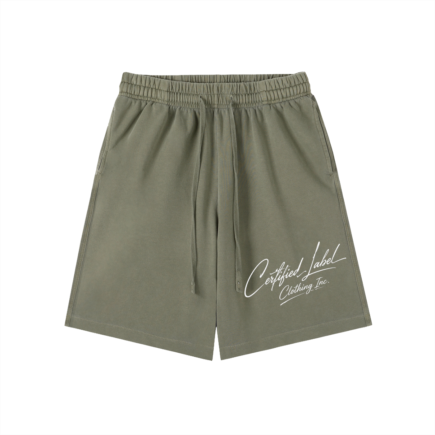 Certified Label Vintage Wash Cotton Shorts
