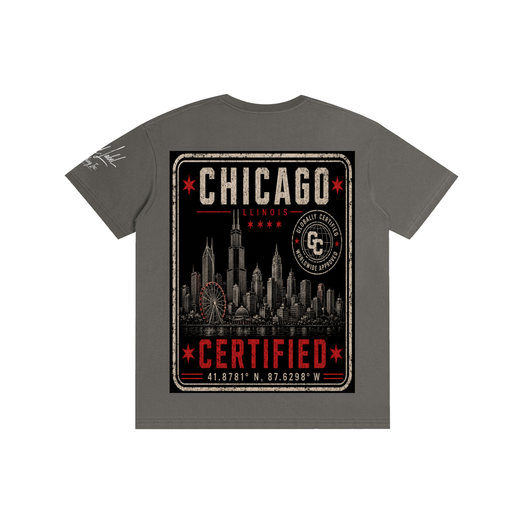 Chicago Certified Pure Cotton Unisex T-Shirt