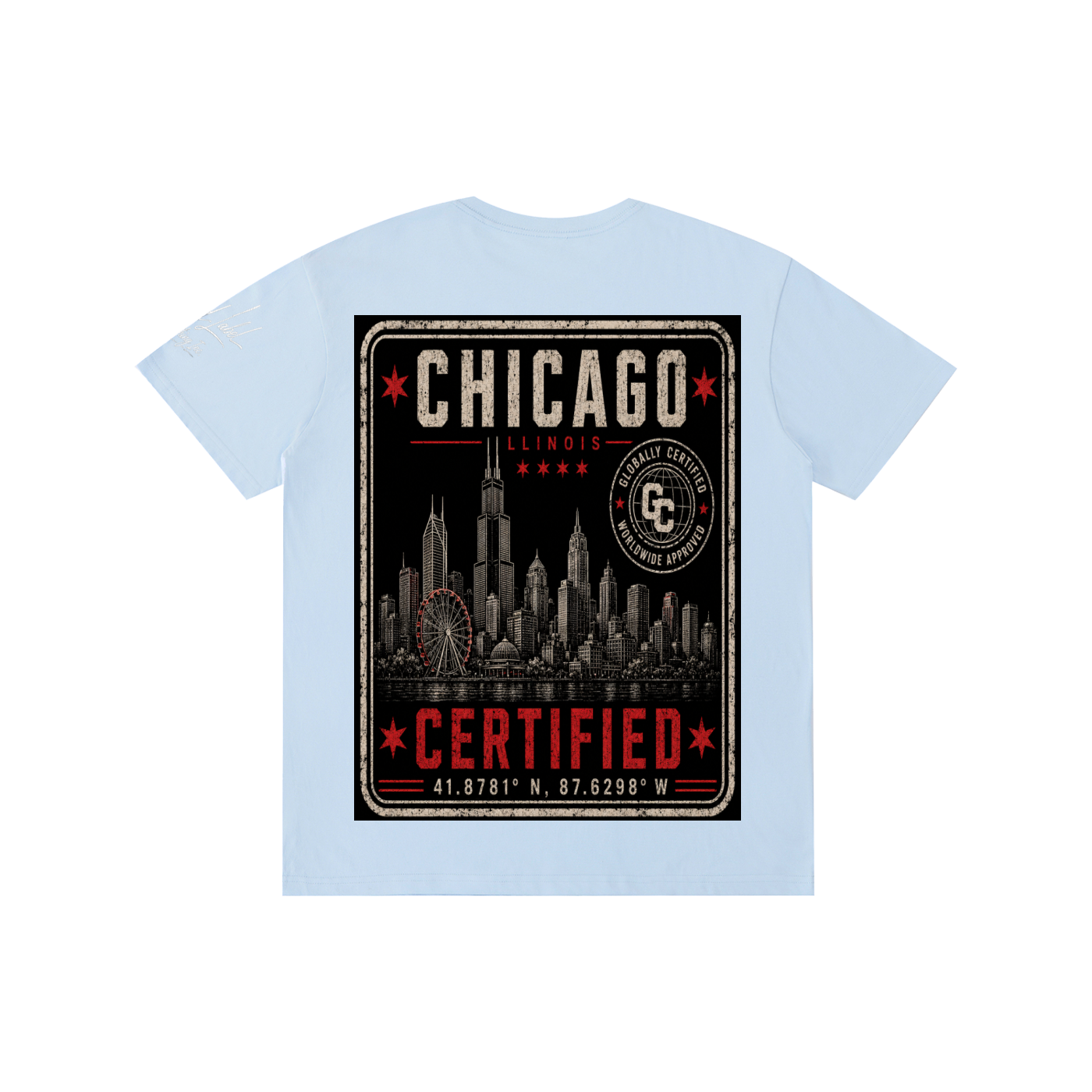 Chicago Certified Pure Cotton Unisex T-Shirt