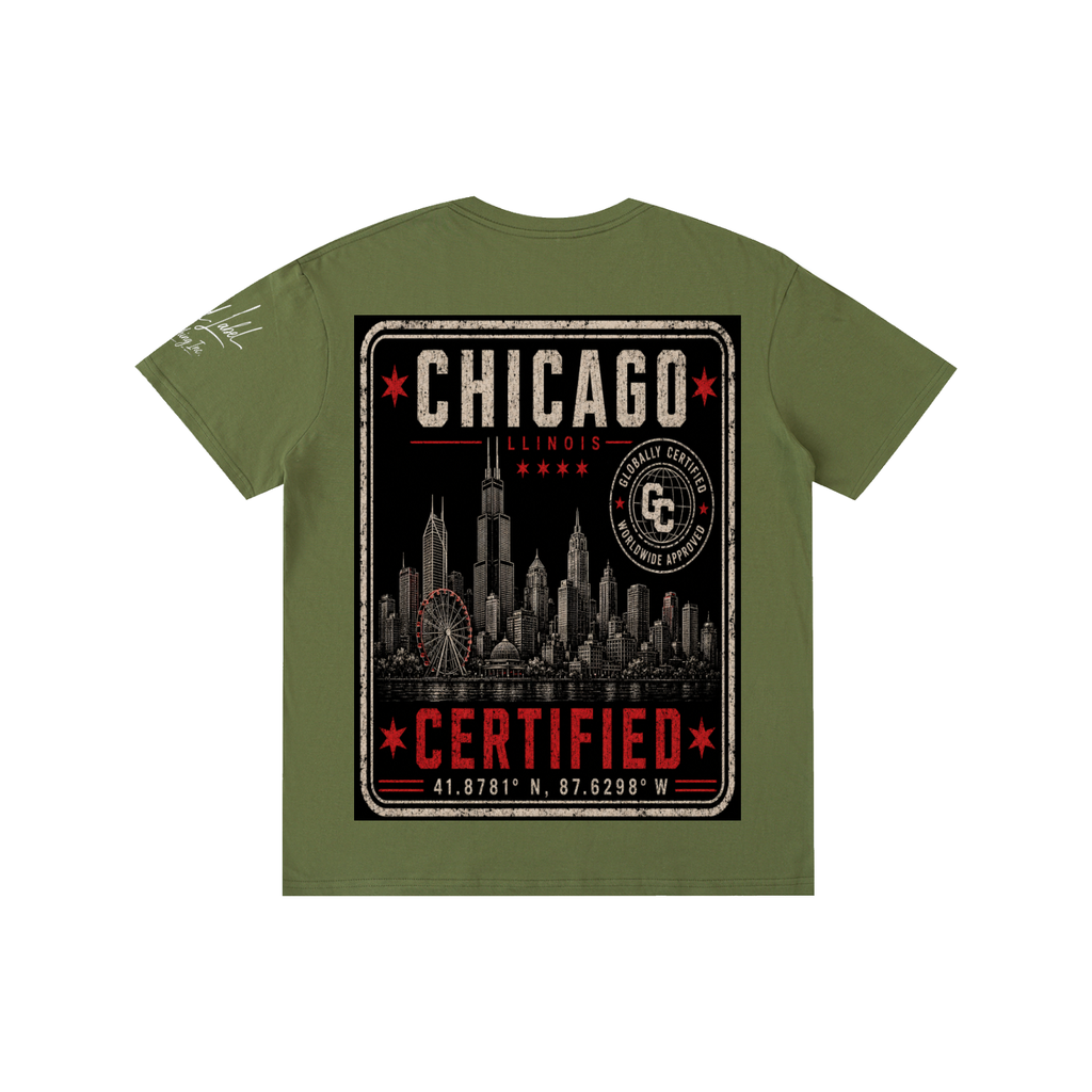 Chicago Certified Pure Cotton Unisex T-Shirt