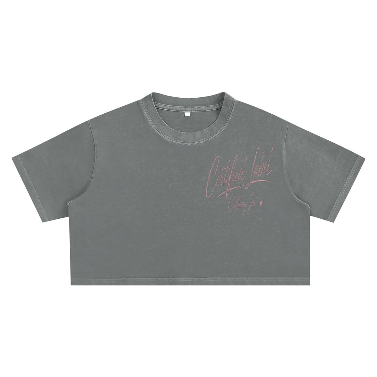 Worldwide Women's Certified Snow Washed Crop Top
