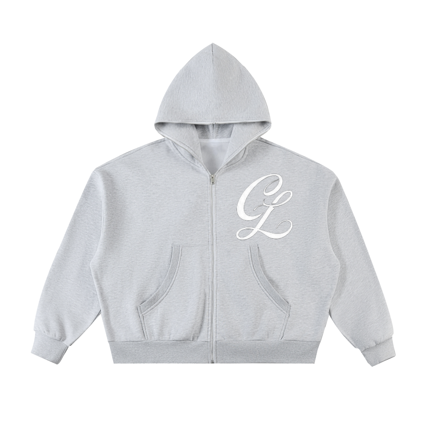 Certified Business As Usual Fleeced Full-Zip Boxy Hoodie
