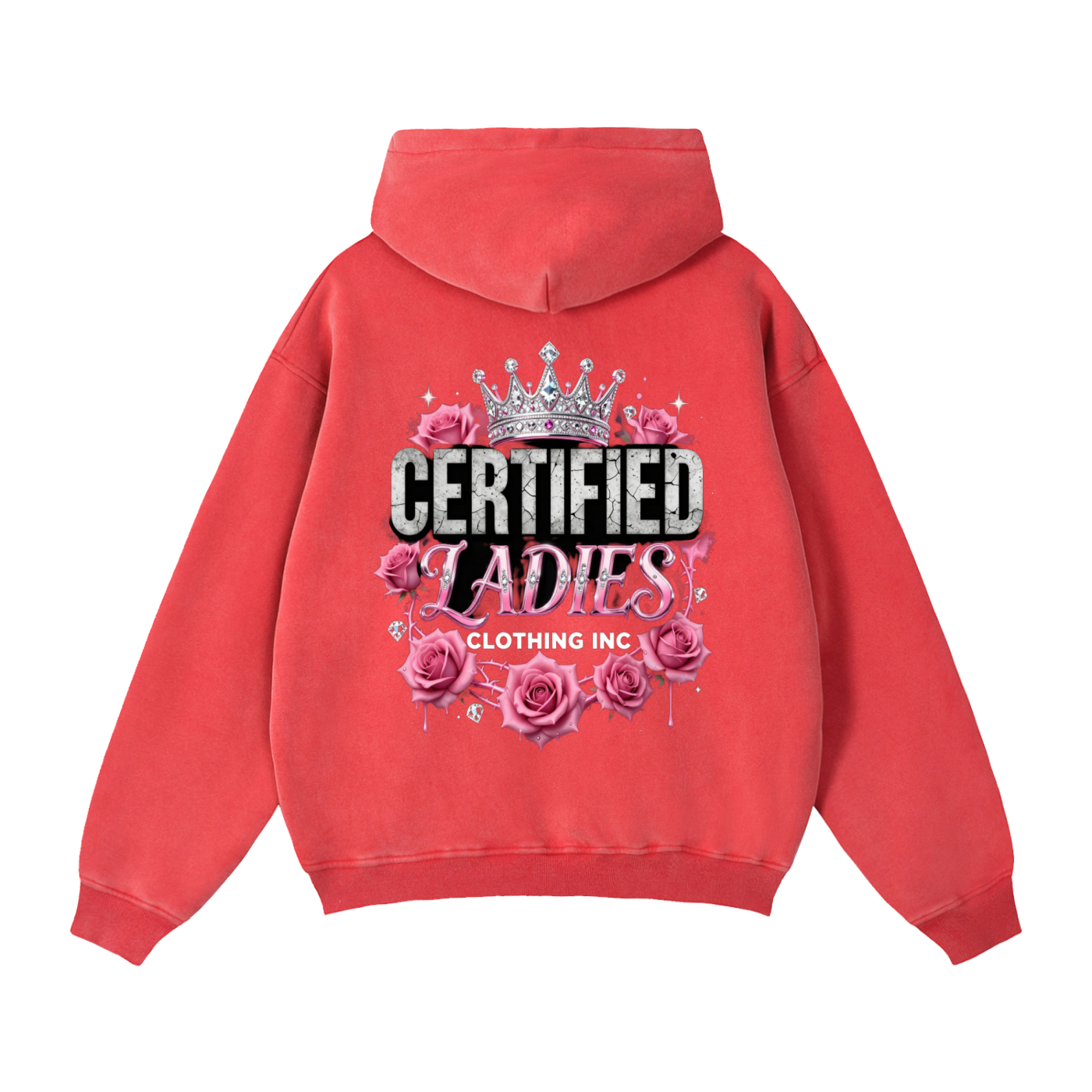 Certified Ladies Zip-Through Boxy Fleece Hoodie