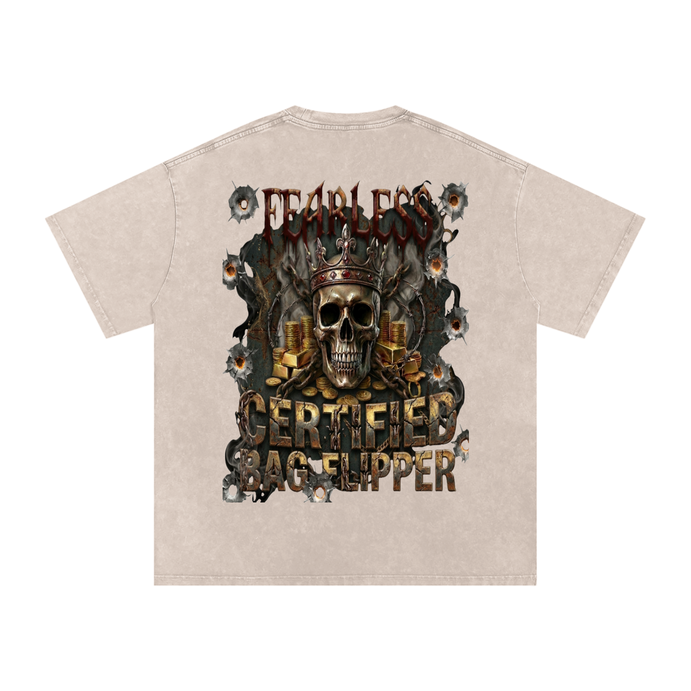 Fearless CBF Oversized Cotton T-Shirt