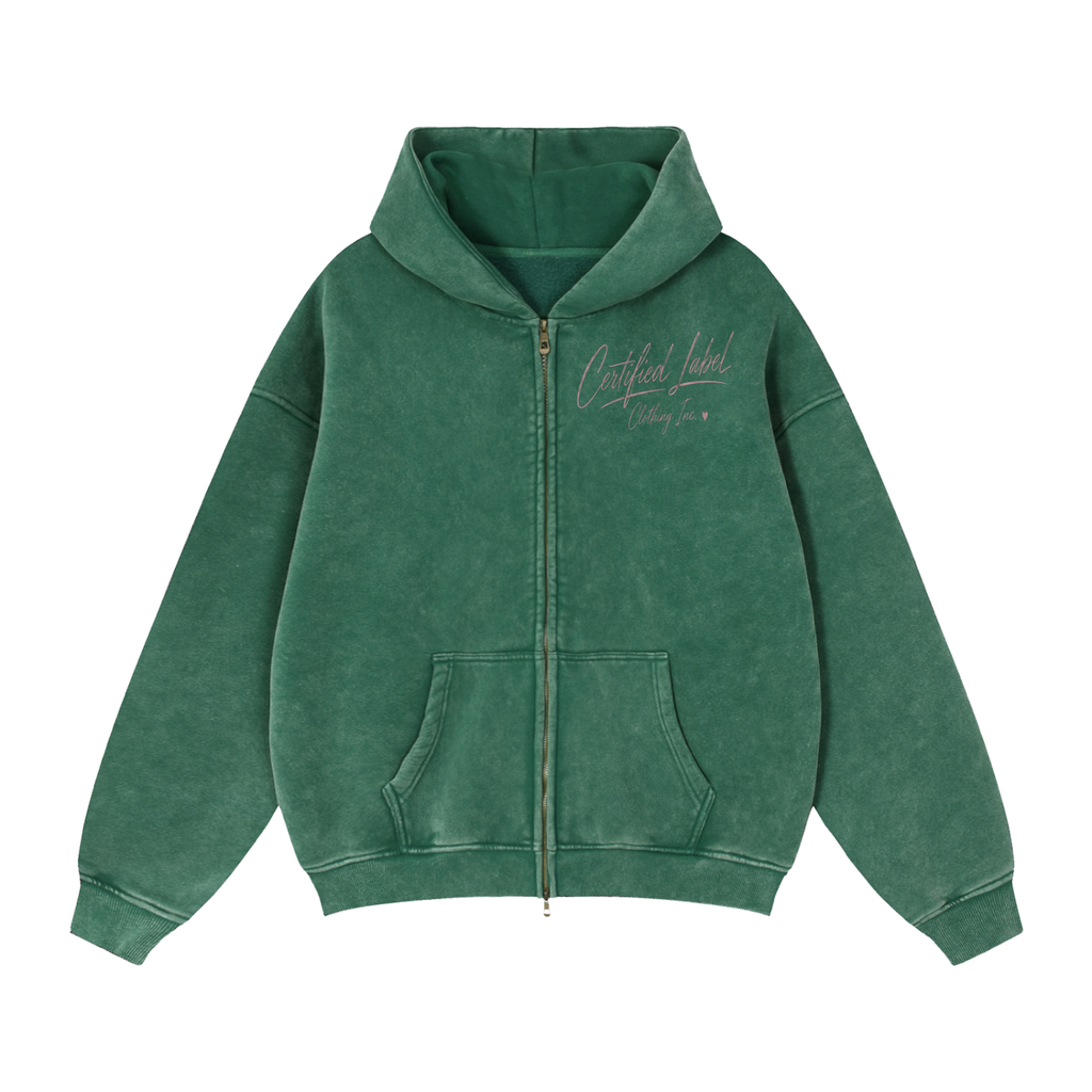 Certified Ladies Zip-Through Boxy Fleece Hoodie