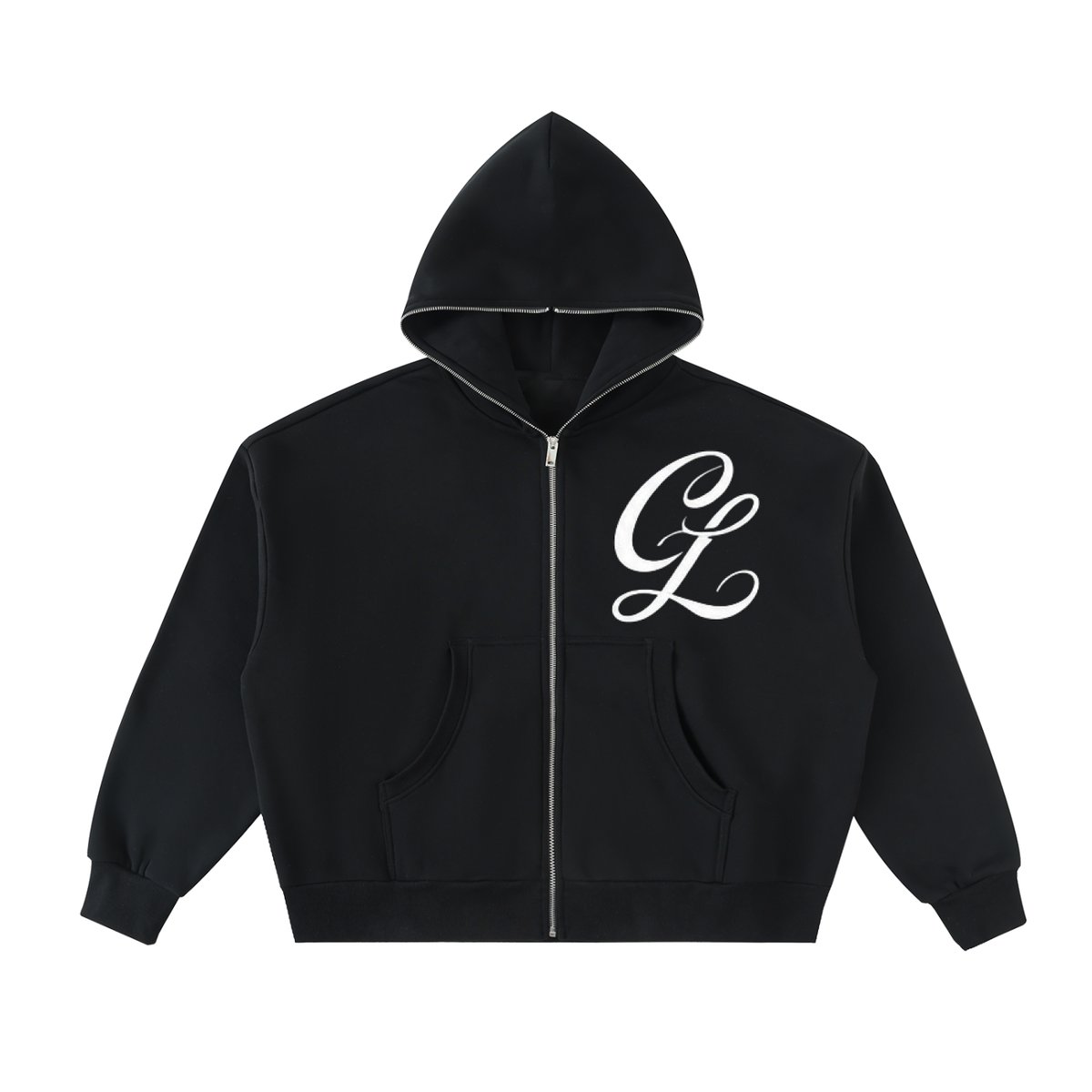 Certified Business As Usual Fleeced Full-Zip Boxy Hoodie