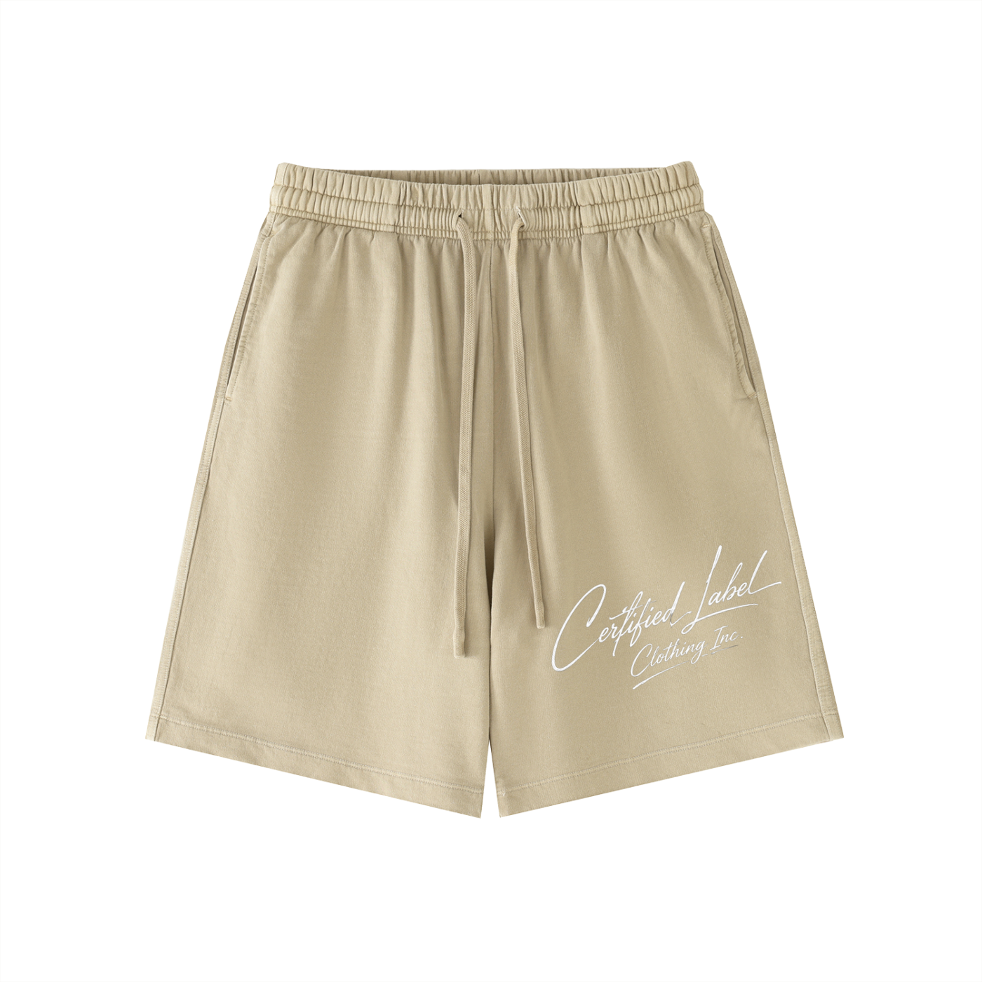 Certified Label Vintage Wash Cotton Shorts