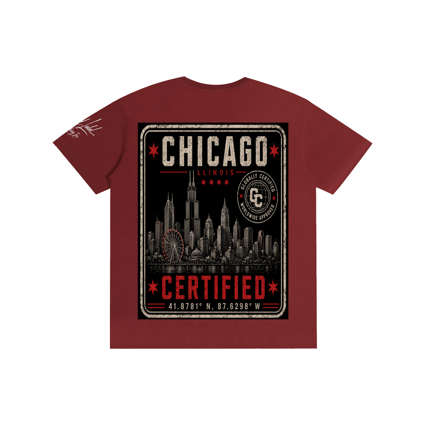 Chicago Certified Pure Cotton Unisex T-Shirt