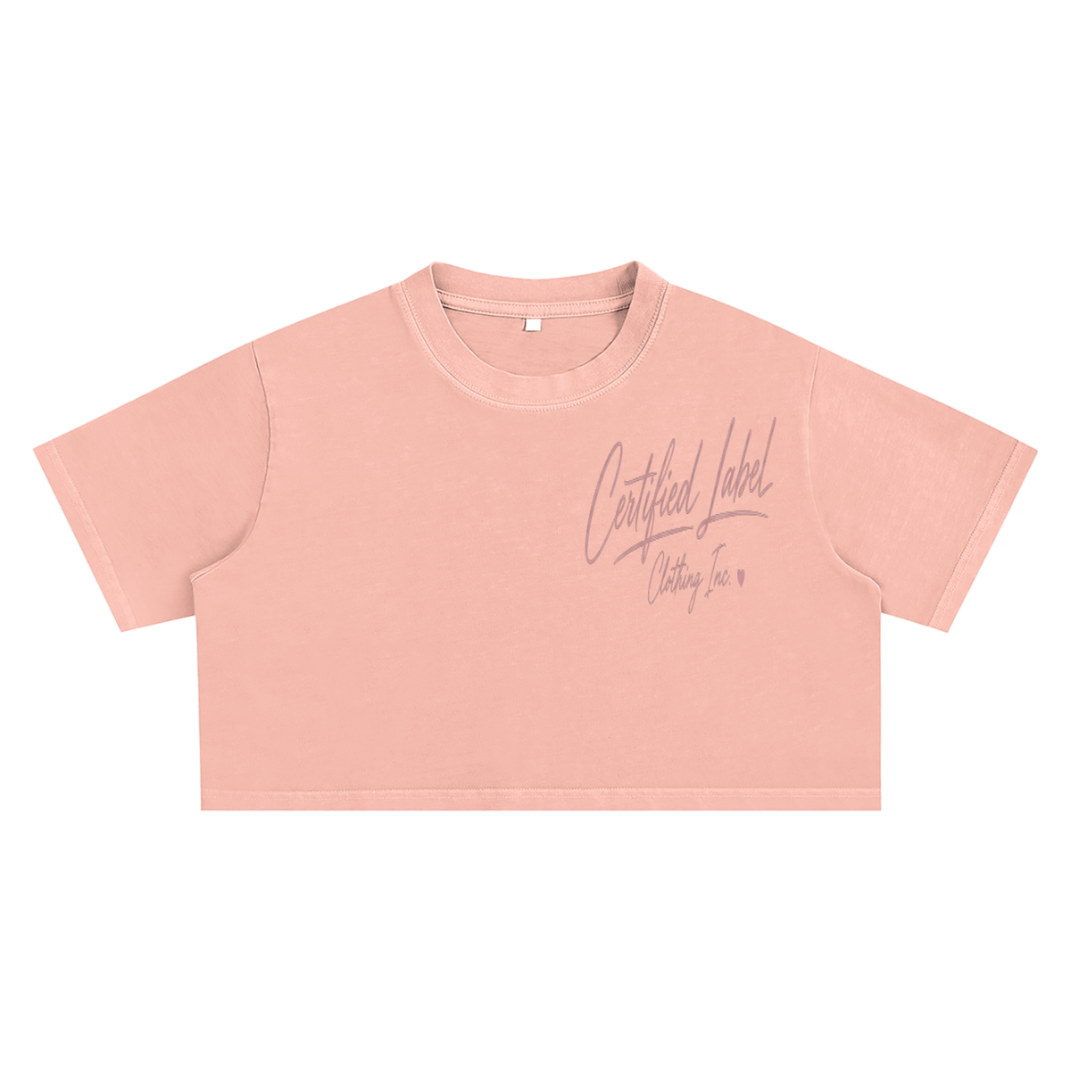 Worldwide Women's Certified Snow Washed Crop Top