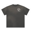 Worldwide Certified Hand-Frayed Sunfade Paint Splatter T-Shirt