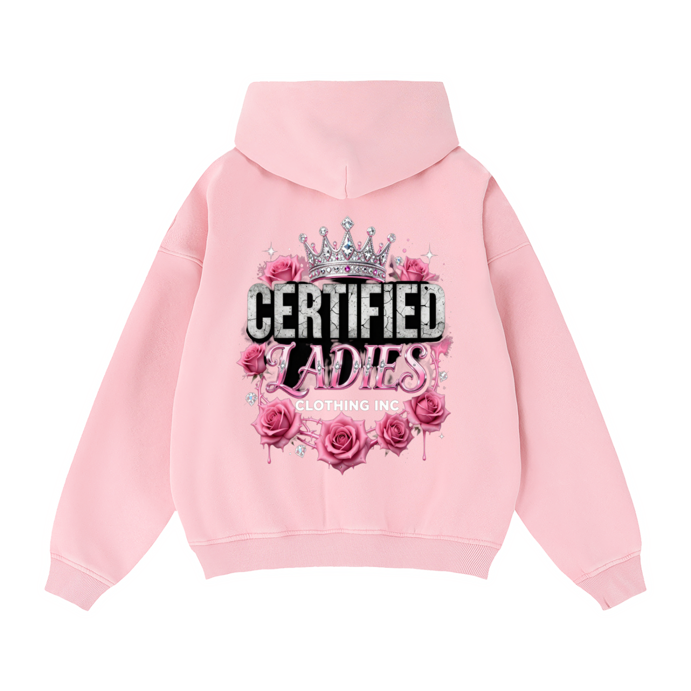 Certified Ladies Zip-Through Boxy Fleece Hoodie