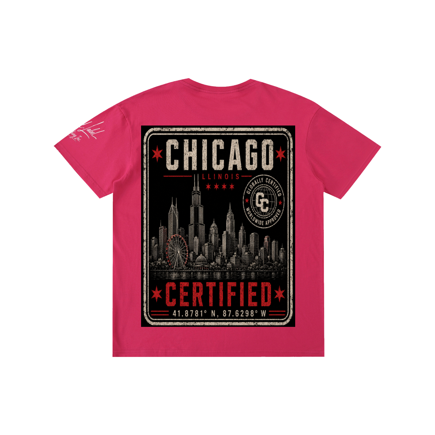 Chicago Certified Pure Cotton Unisex T-Shirt