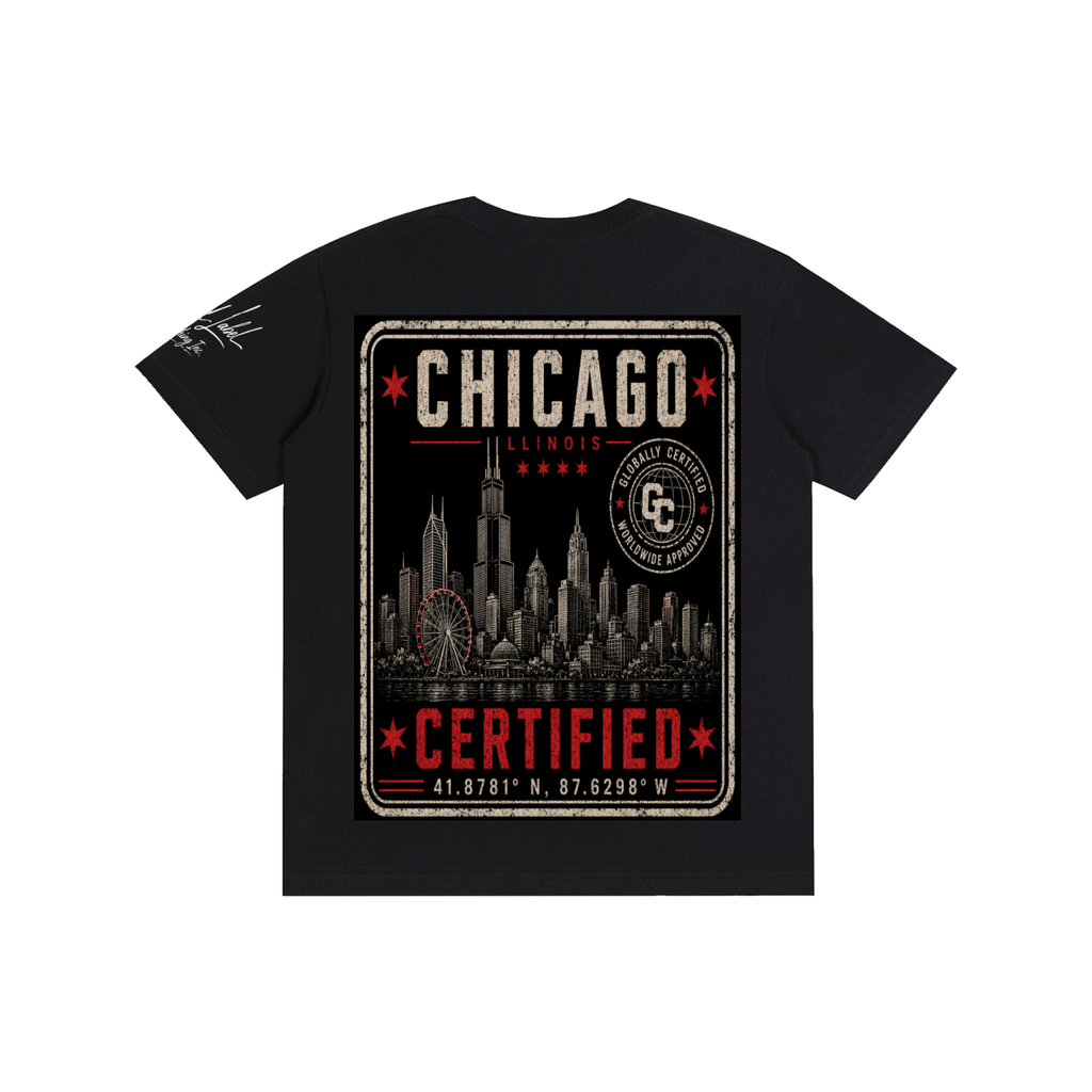Chicago Certified Pure Cotton Unisex T-Shirt